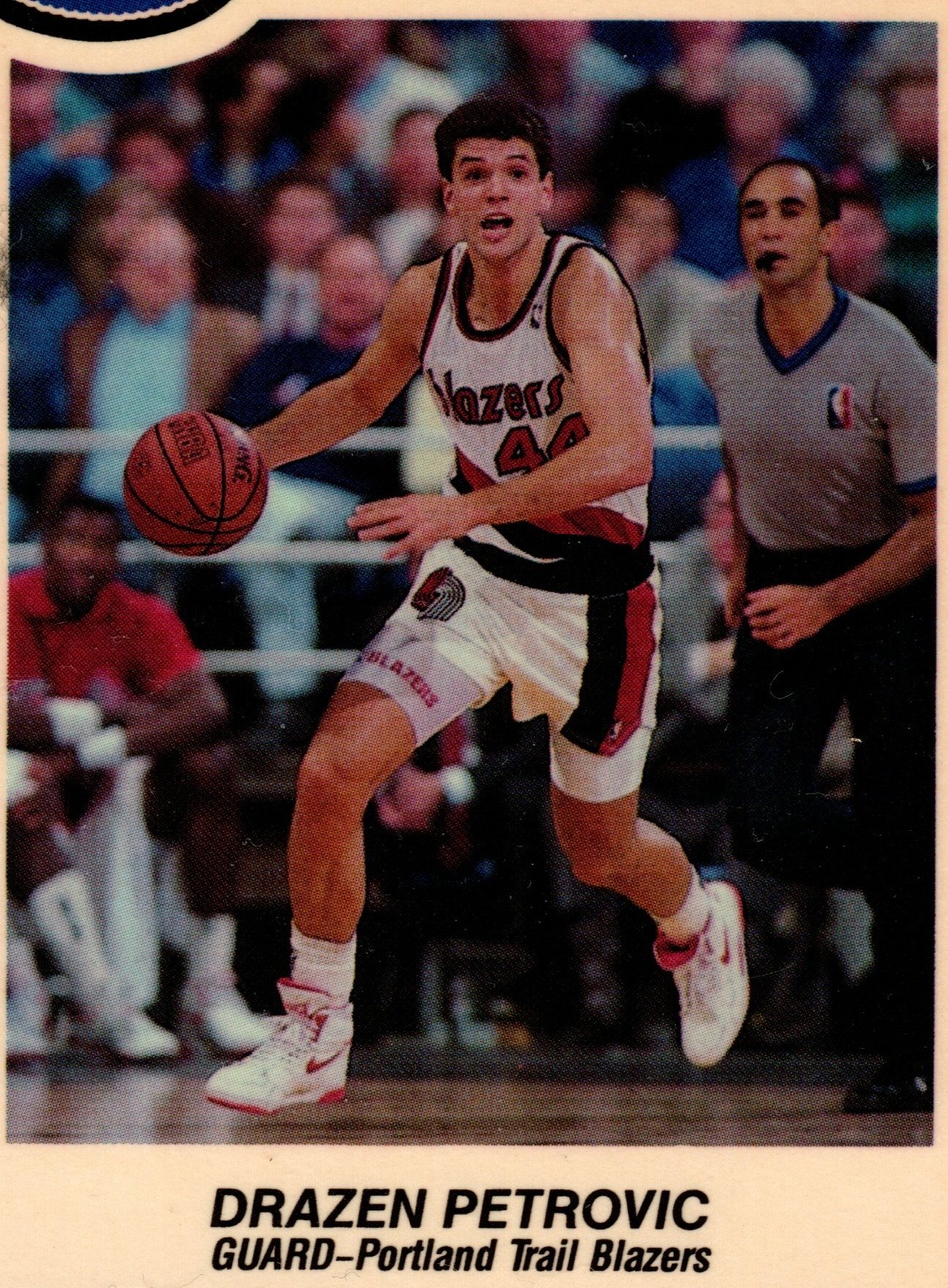 1990-91 Fleer Franz Portland Trail Blazers #16 Ronnie Nunn Drazen